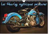 Harley Davidson Bleu calendrier 2023